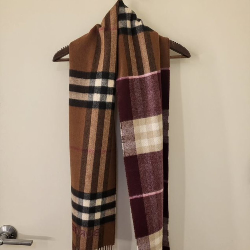 Burberry Reversible Cashmere Scarf